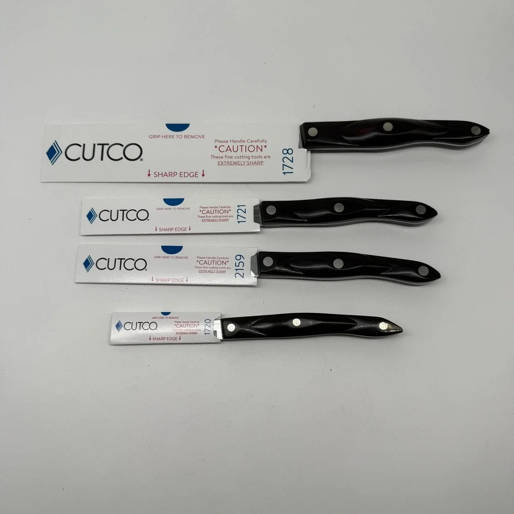 Cutco Knife Set 4pc Lot 1728 1721 2159 1720 *JUST SHARPENED*